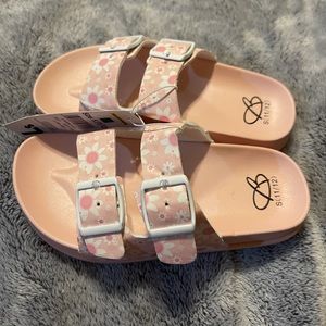 Pink Flower Sandals